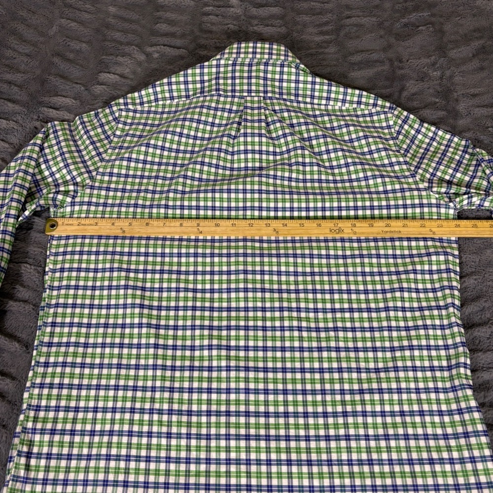 Lauren Ralph Lauren Tall Fit Performance Stretch Plaid Dress Shirt 16.5 36/37 - Picture 4 of 6